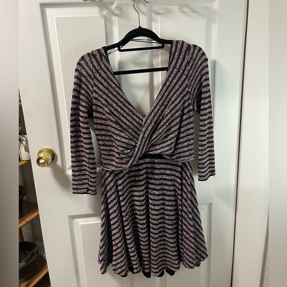 Free People twist fall sweater dress